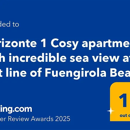 Horizonte 1 Cosy Apartment With Incredible Sea View At First Line Of Fuengirola Beach Exterior photo